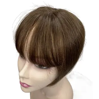 חום אנושי שיער Toppers הקליפ שחובשים פיאות עם 3D אוויר פוני לנשים מיני שיער קצר פוני אמצע החלק Wiglets קל